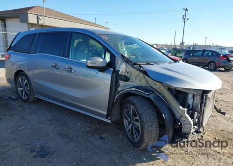 2022 Honda Odyssey Touring from USA, damaged, VIN 5FNRL6H87NB067599
